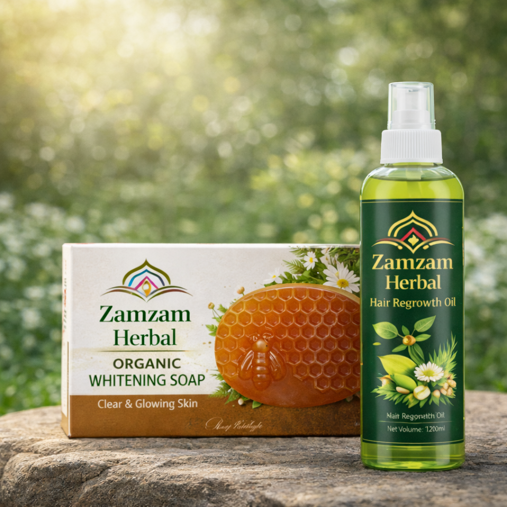 Zamzam Herbal Hair Oil And Whitening Soap